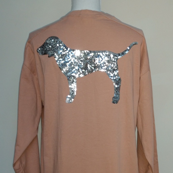 ❌Size L🌺PINK VICTORIA'S SECRET LONG SLEEVE.nwt - Picture 3 of 4